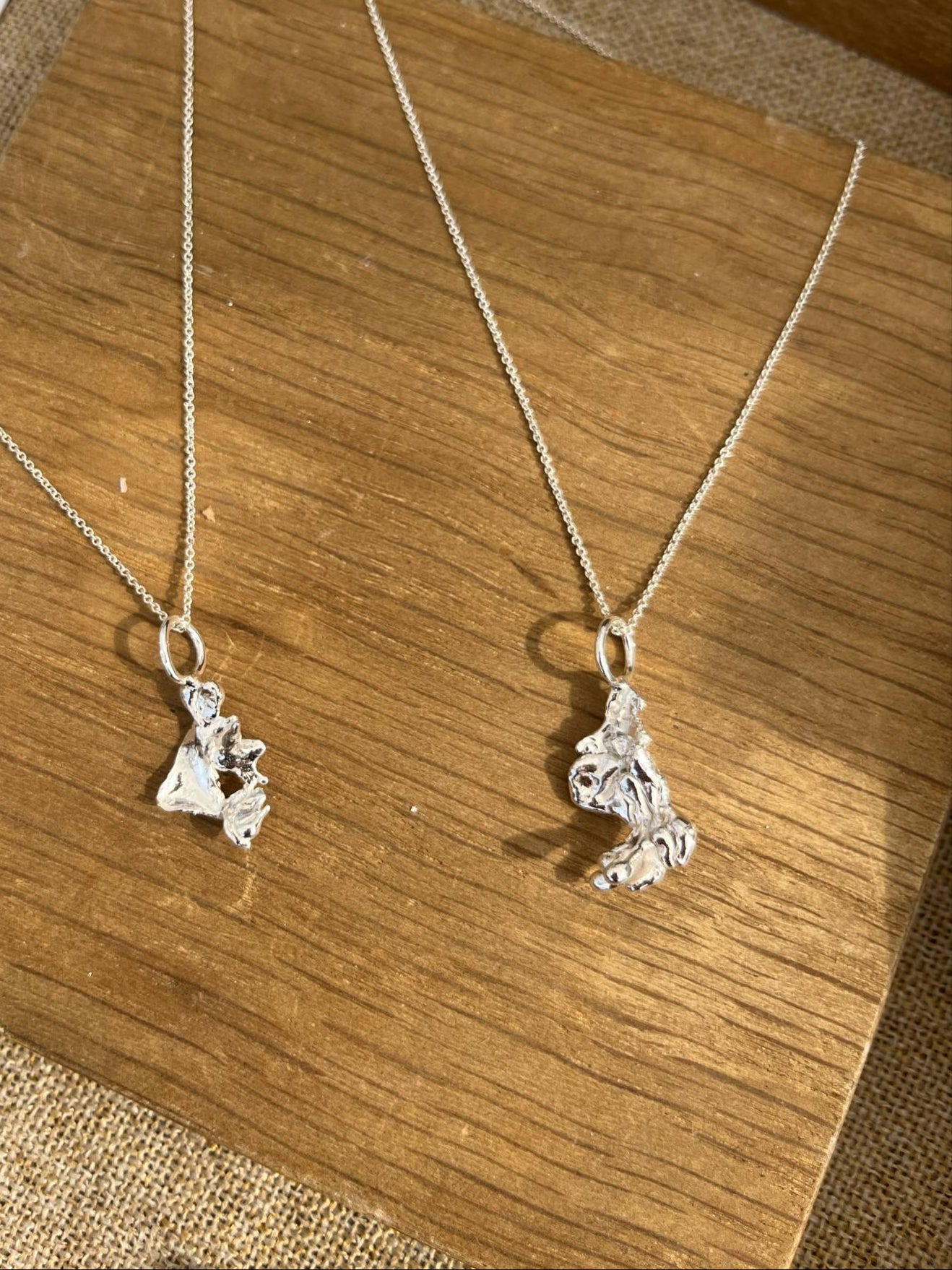 MOLTEN DRIP necklace in 925 Sterling Silver