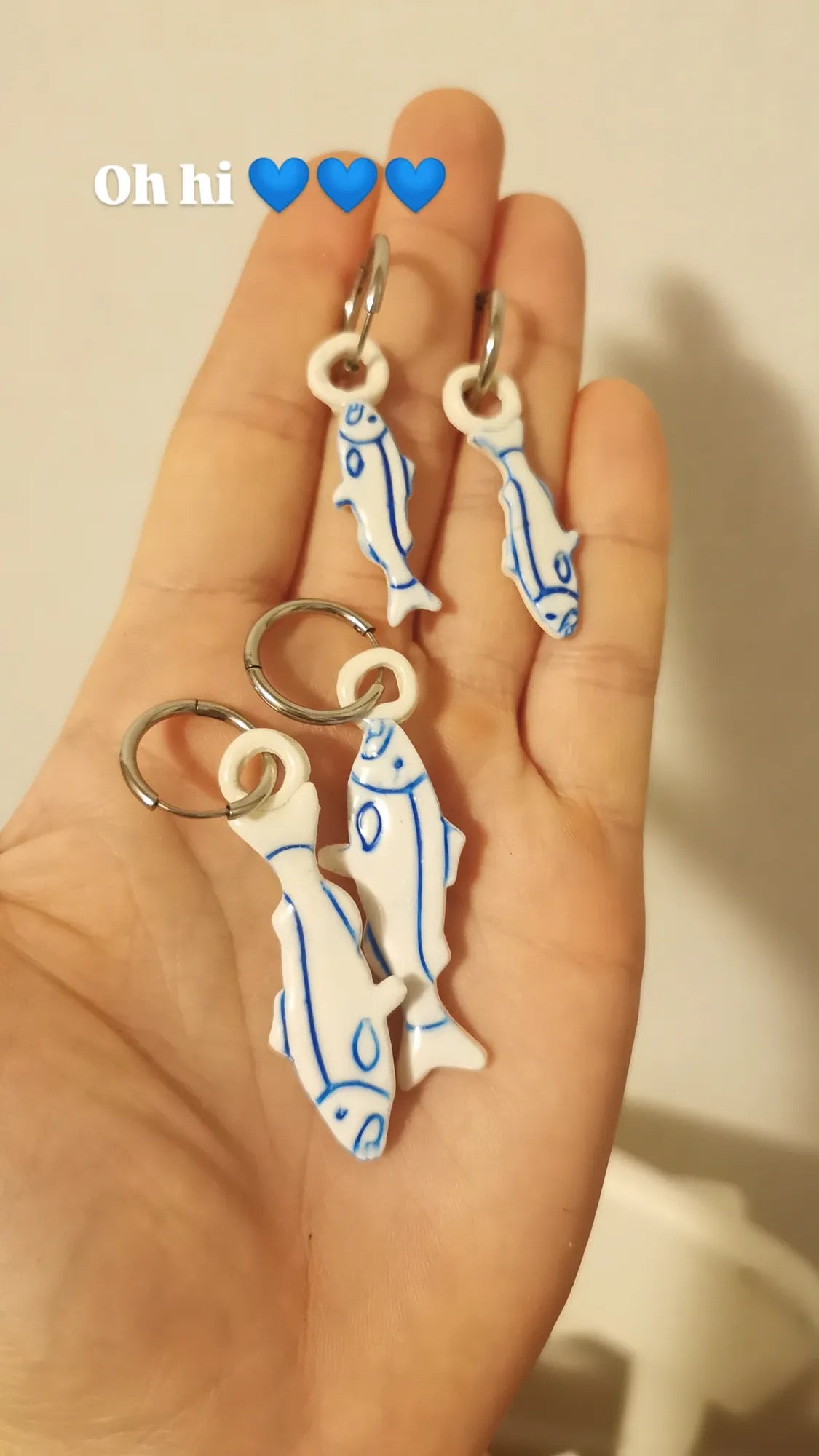 Sardines in faux ceramic