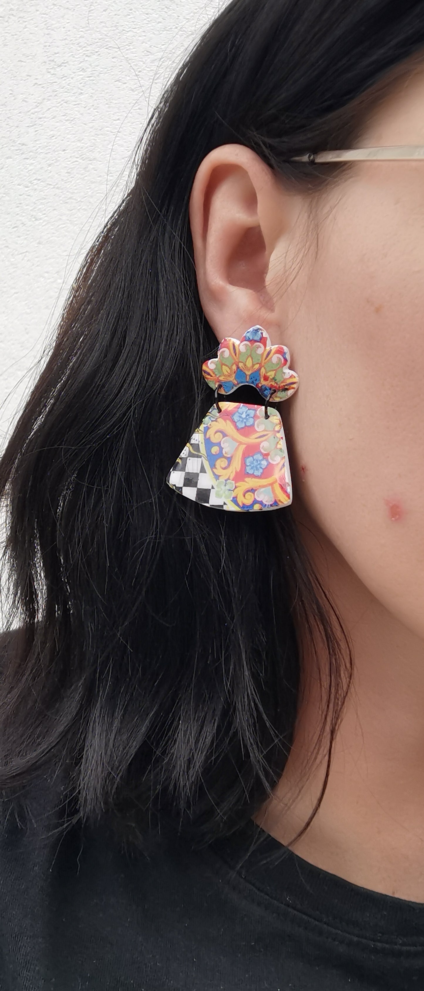 ITALIAN SUMMER statement studs
