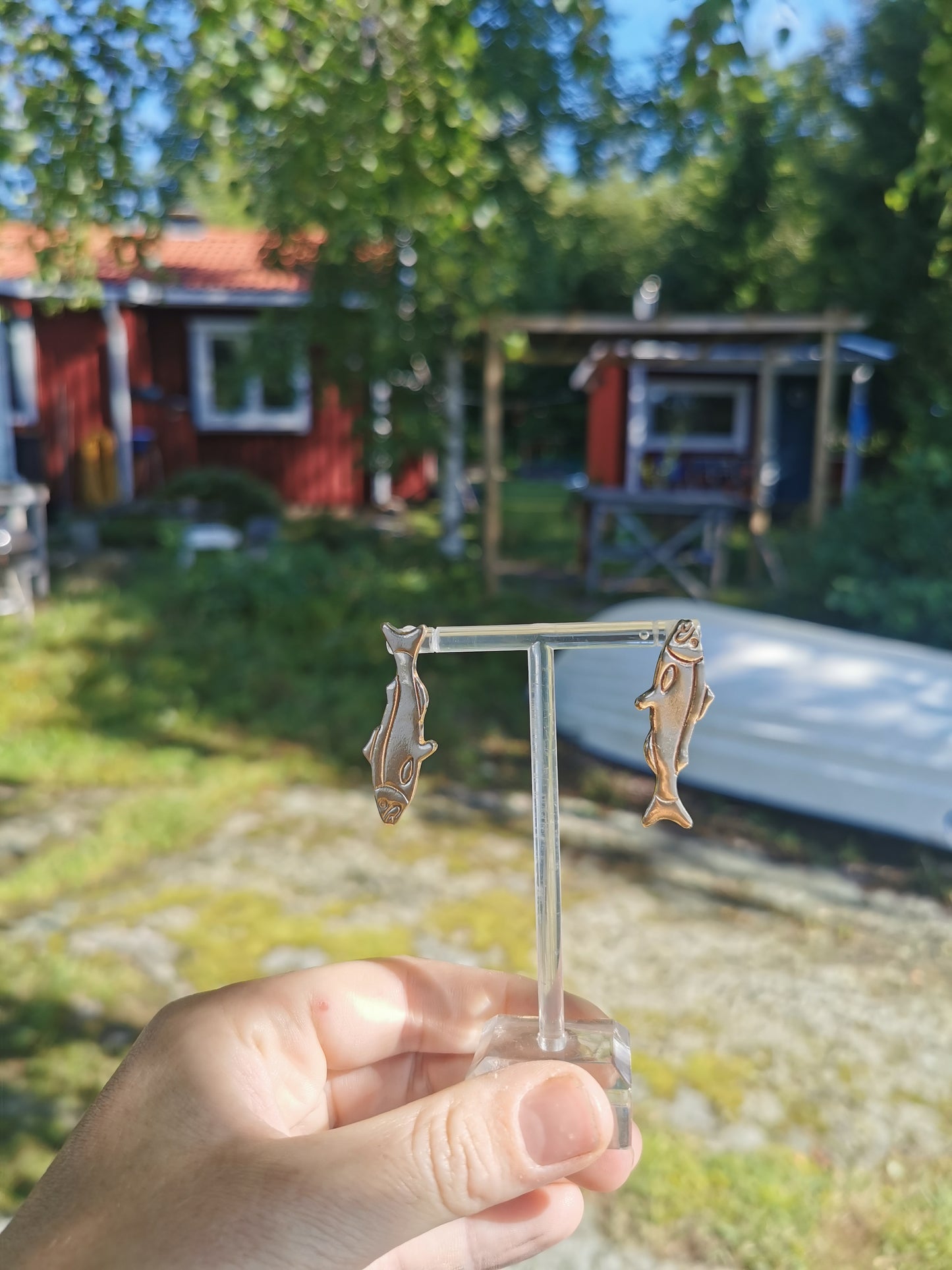 Sardine earrings