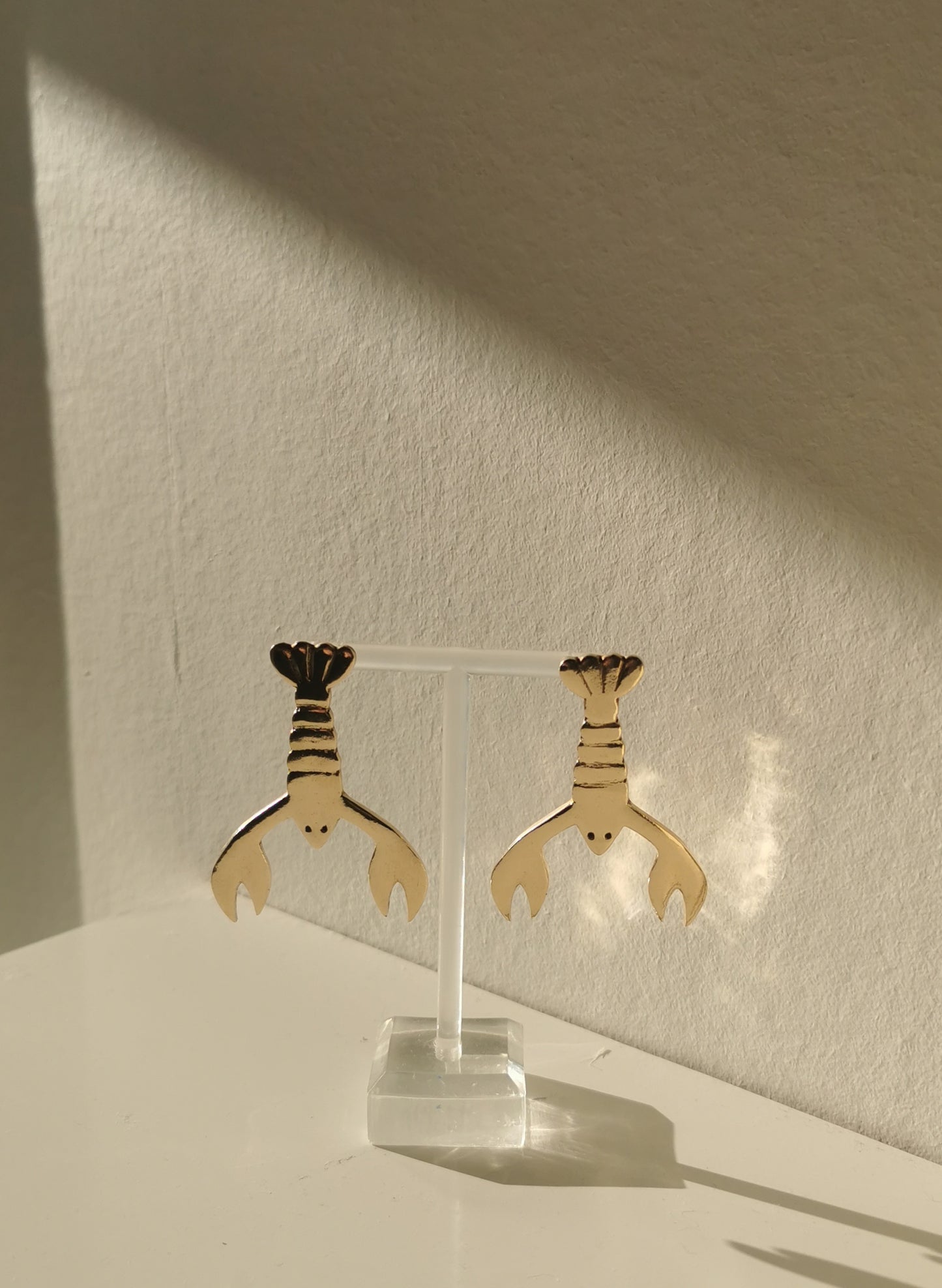 Lobster Statement Earrings