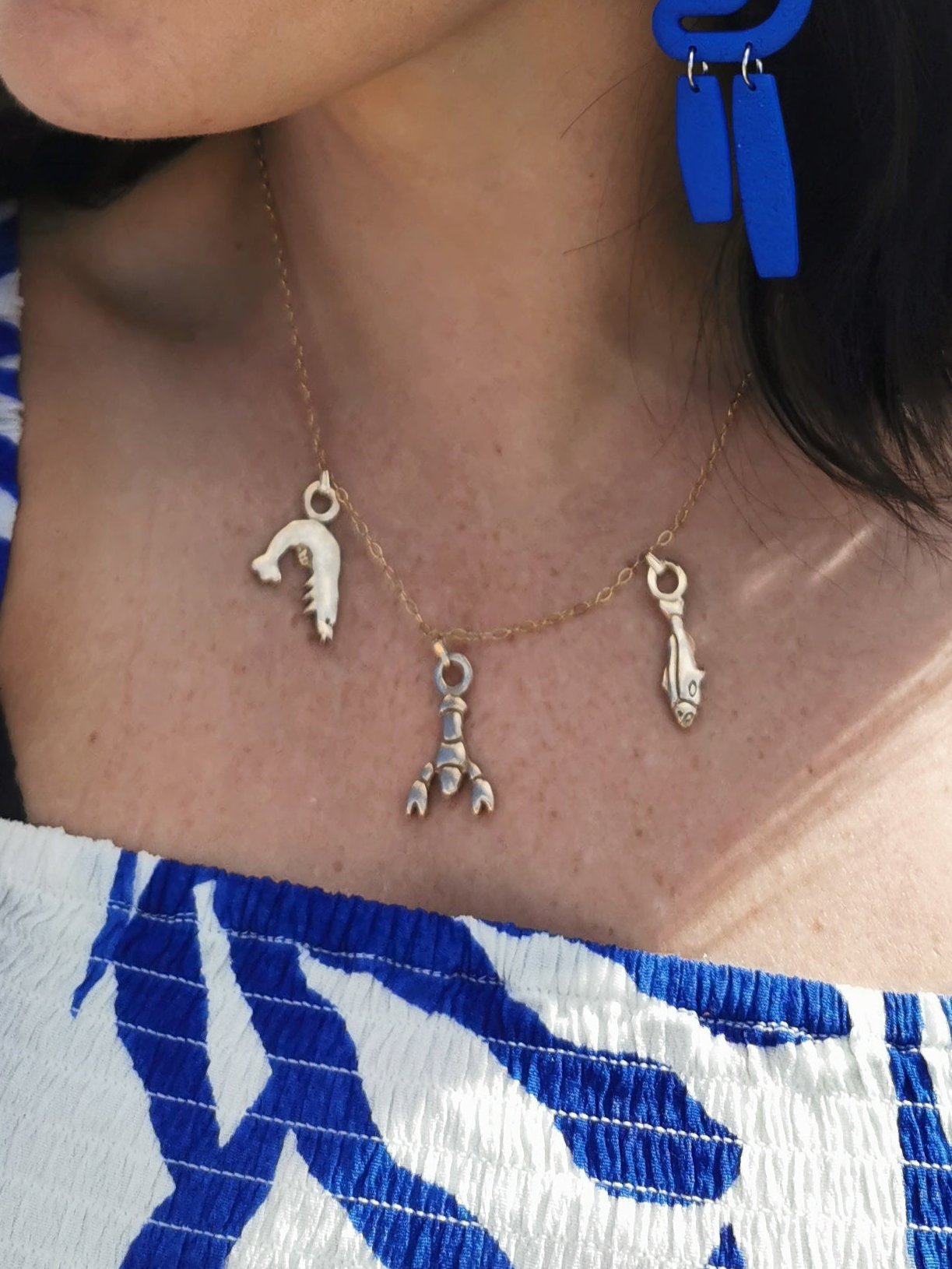 West Coast Charms (Snap bail-clip onto/into place on necklace)
