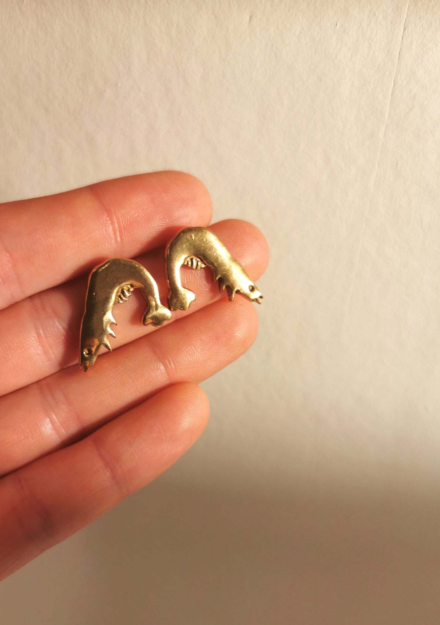 Prawn earrings