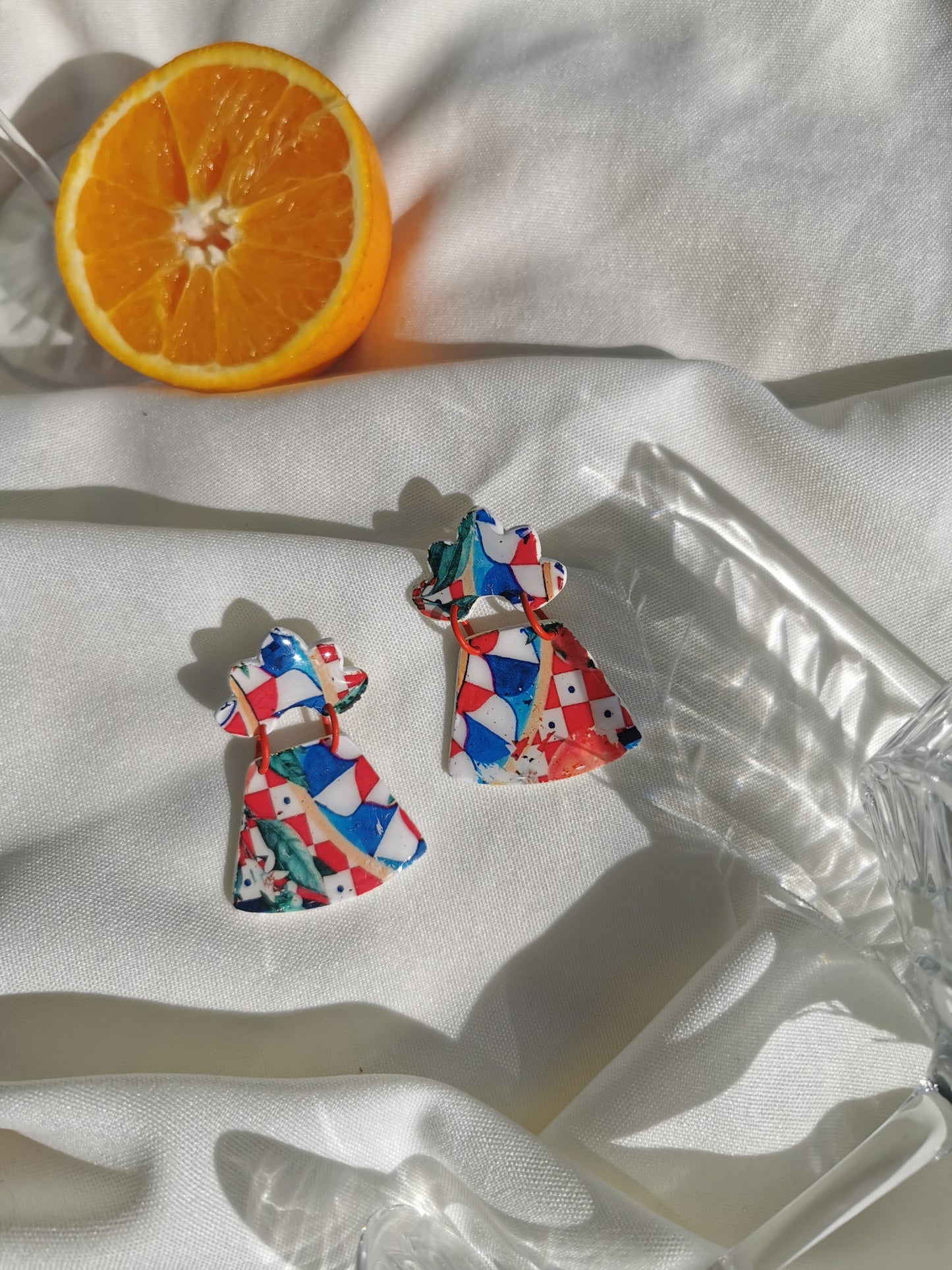 ITALIAN SUMMER statement studs