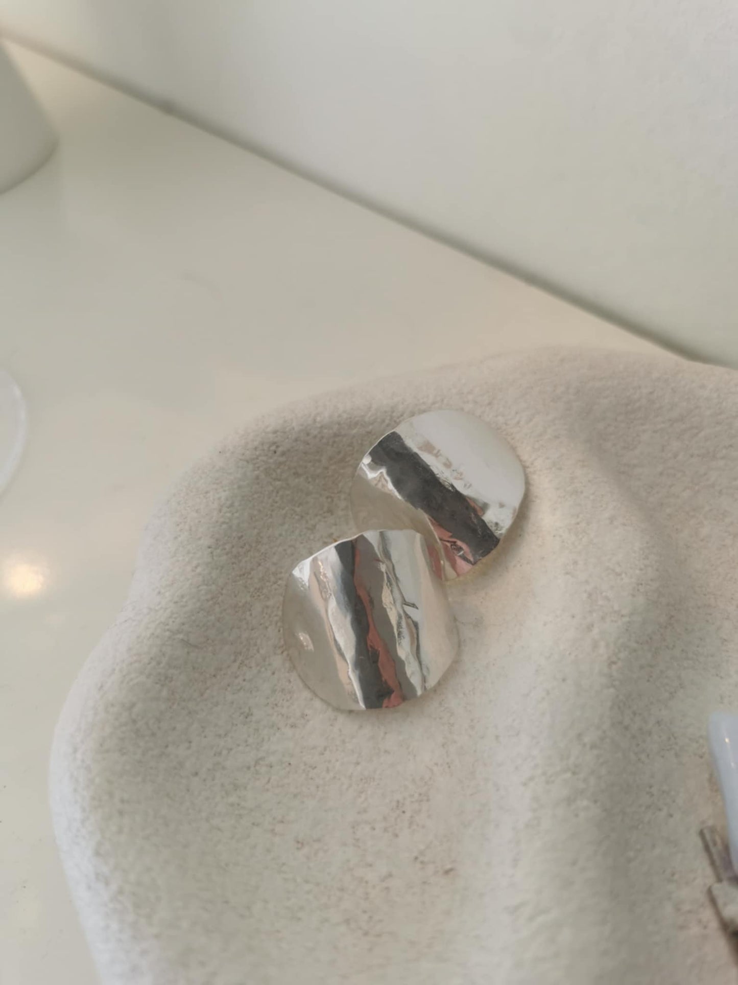 SUGARPLUM earrings- Recycled sterling silver spoons