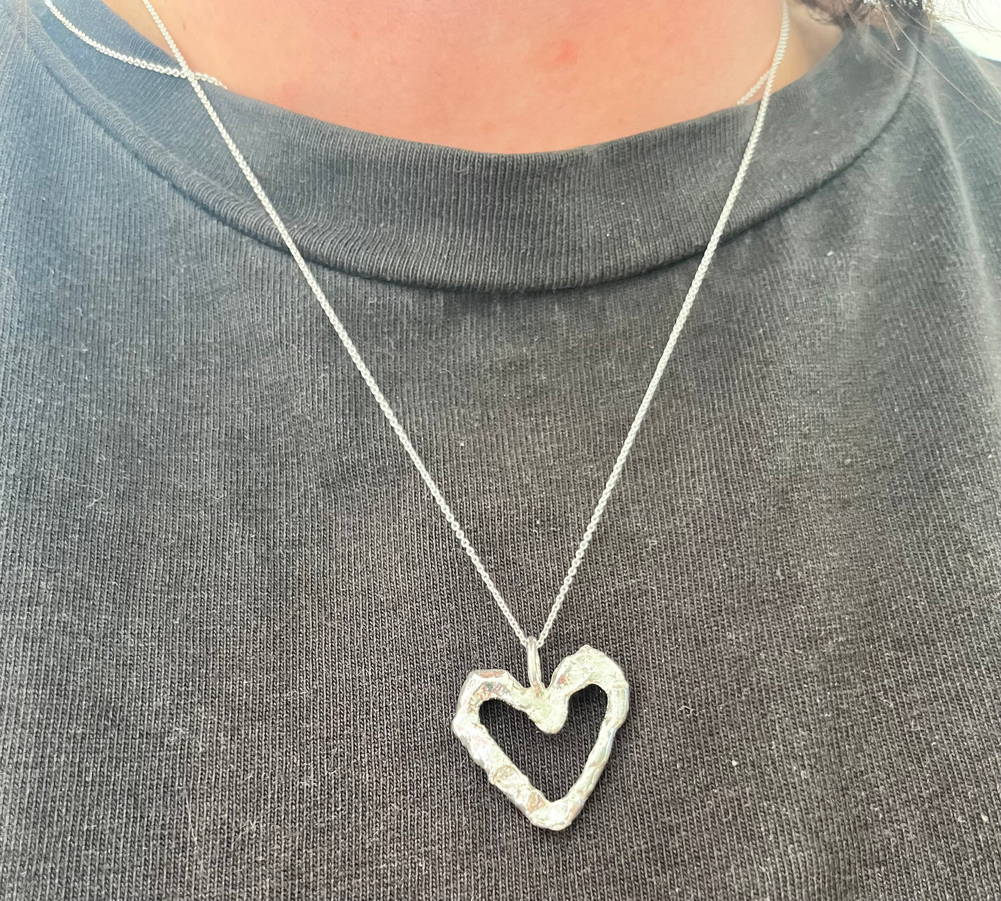 MOLTEN HEART 2.0 in 925 Sterling Silver