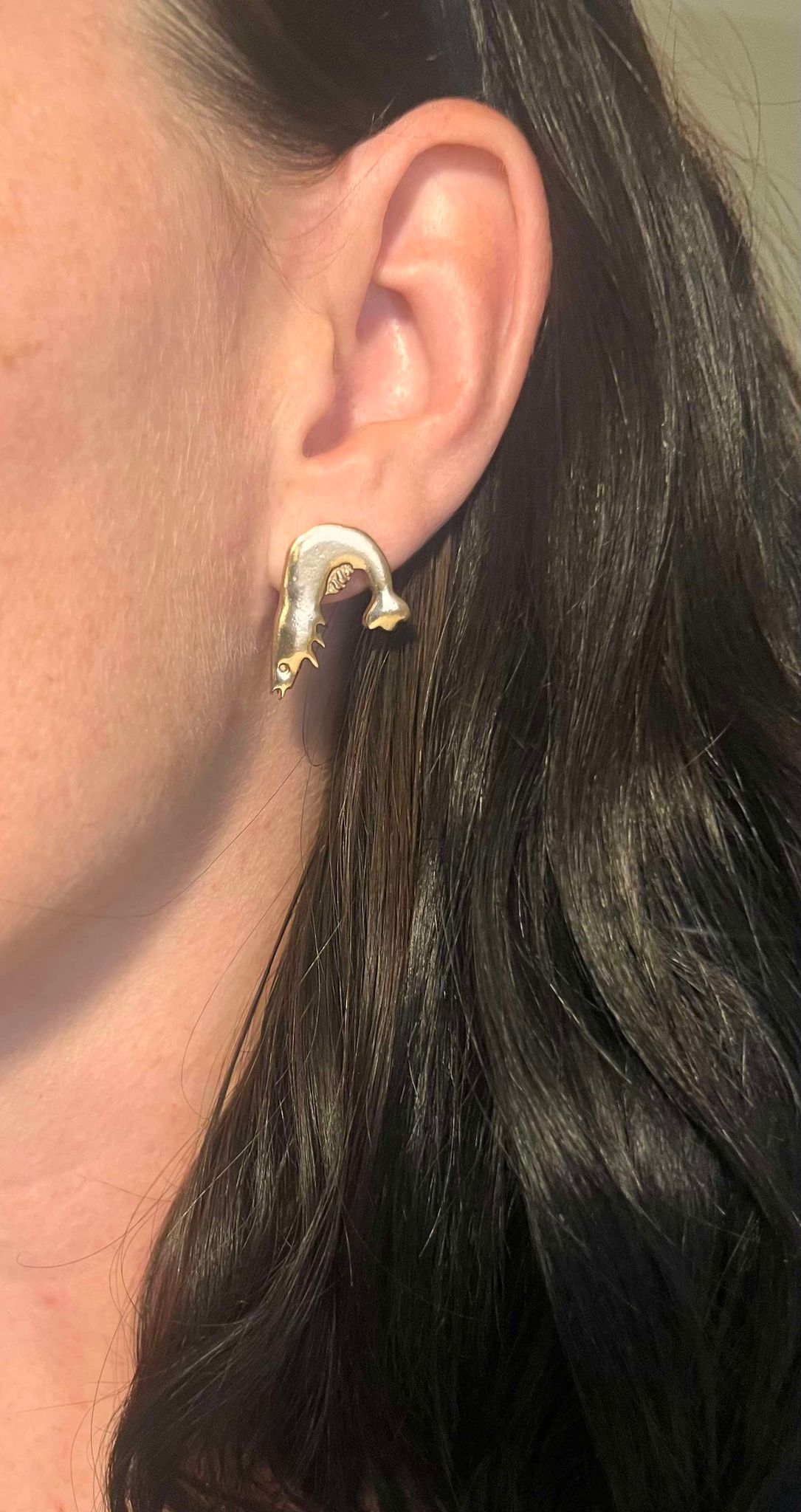 Prawn earrings