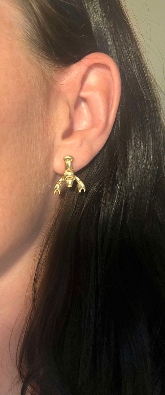 Lobster earrings mini