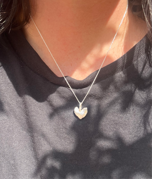 MOLTEN HEART in 925 Sterling Silver