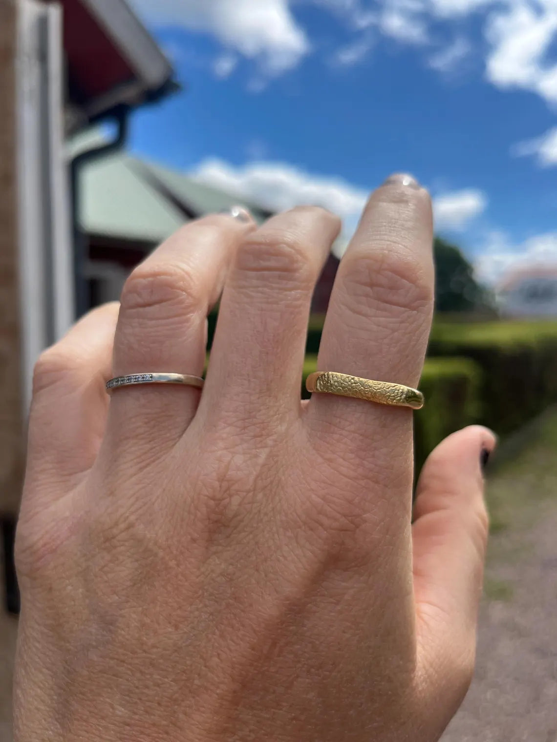 Lasting impressions RINGS SILVER and 18k GOLD VERMEIL