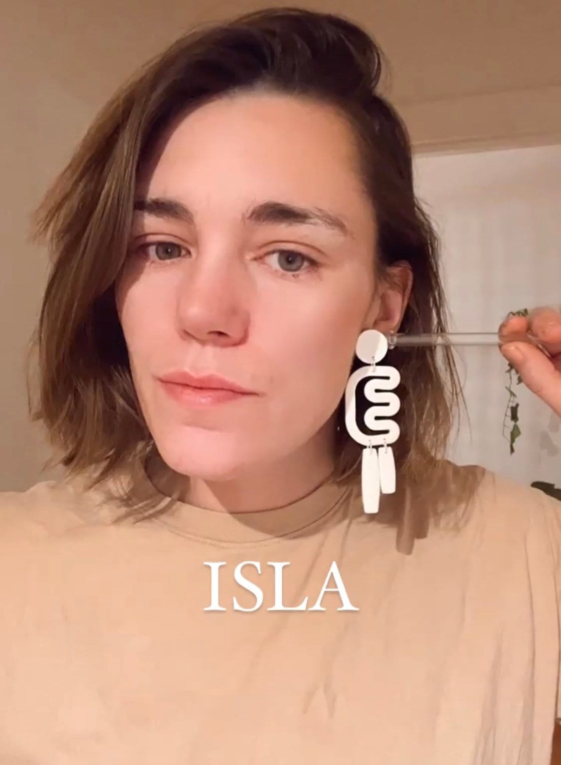 ISLA in WHITE/COW PRINT
